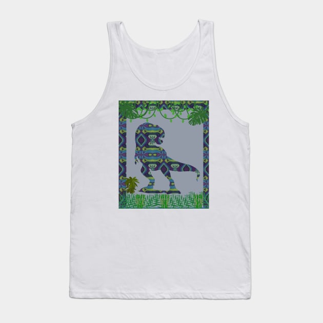 Jurassic Pork - T Rex Tank Top by Terran Textures 